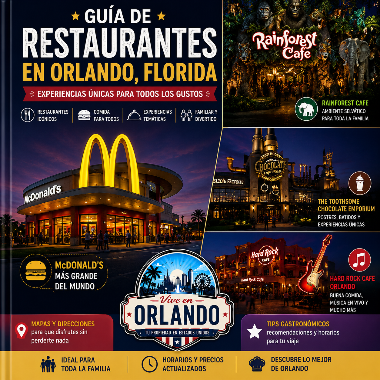 Guía restaurantes en Orlando