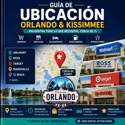 Guía de Ubicación en Orlando y Kissimmee + Ticket de Participación